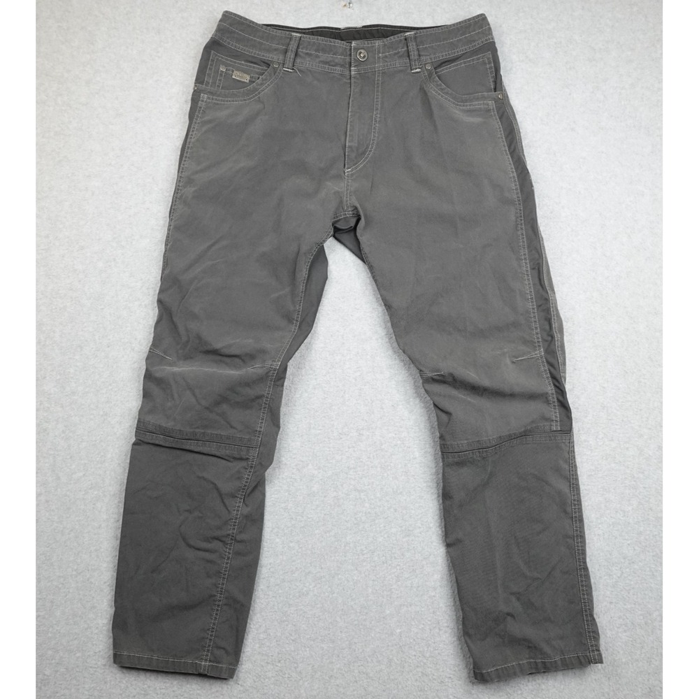 Kuhl Free Radikl Pants Mens 36x30 Gray Outdoor Hiking Gorpcore Lightweight